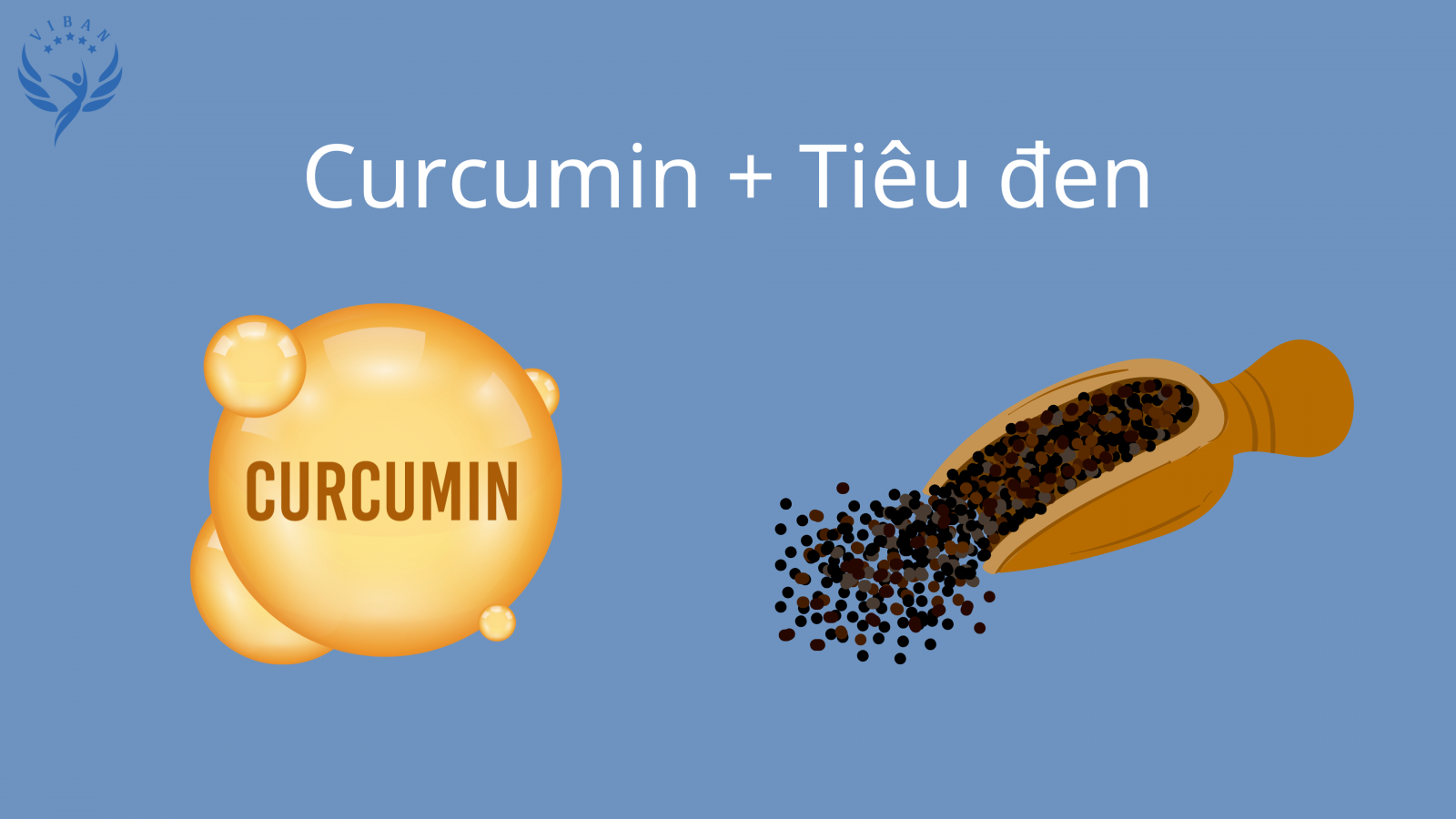 Curcumin kết hợp tiêu đen giúp tăng sinh khả dụng gấp nhiều lần